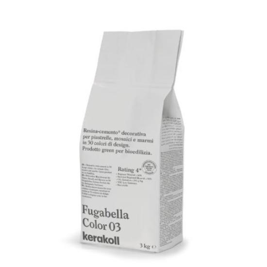 Prekės „Fugabella Color 03, 3 kg cementinis glaistas plytelių siūlių tarpams“ paveikslėlis