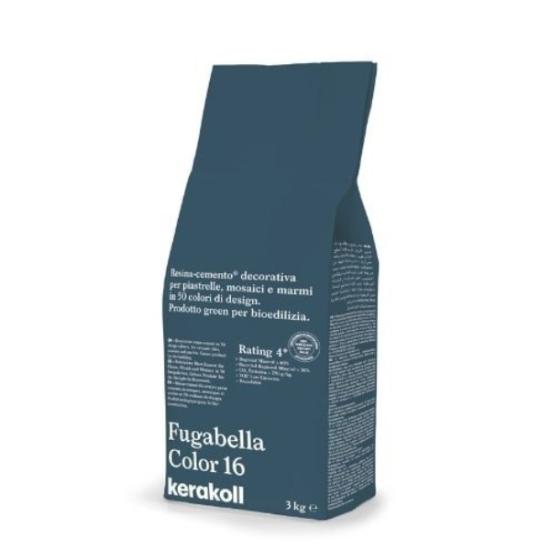 Prekės „Fugabella Color 16, 3 kg cementinis glaistas plytelių siūlių tarpams“ paveikslėlis