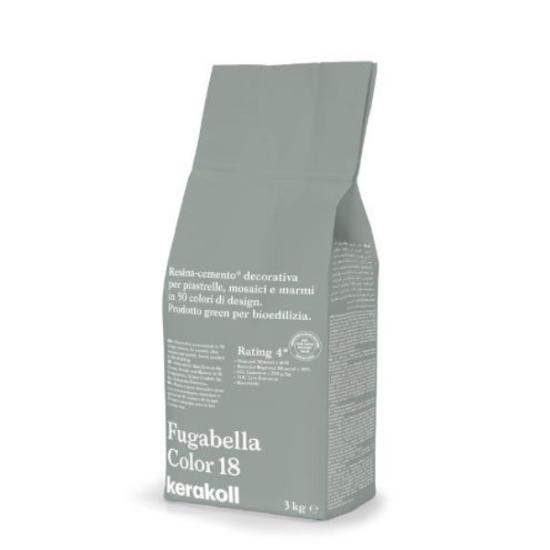 Prekės „Fugabella Color 18, 3 kg cementinis glaistas plytelių siūlių tarpams“ paveikslėlis