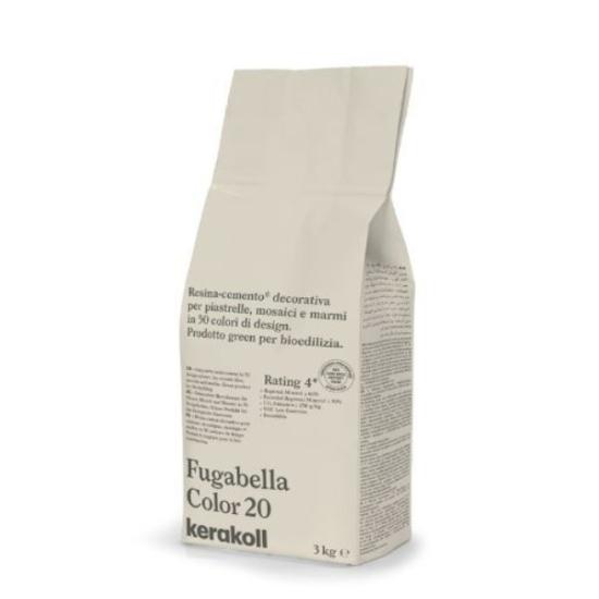 Prekės „Fugabella Color 20, 3 kg cementinis glaistas plytelių siūlių tarpams“ paveikslėlis