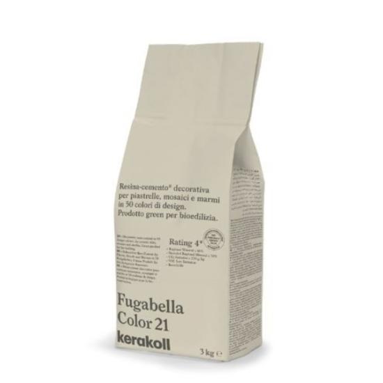 Prekės „Fugabella Color 21, 3 kg cementinis glaistas plytelių siūlių tarpams“ paveikslėlis