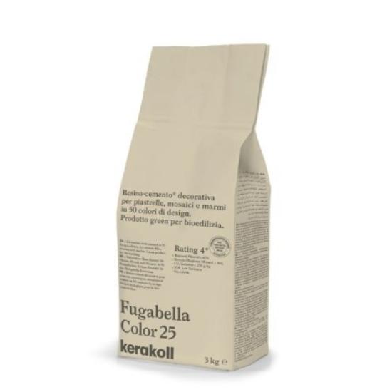 Prekės „Fugabella Color 25, 3 kg cementinis glaistas plytelių siūlių tarpams“ paveikslėlis