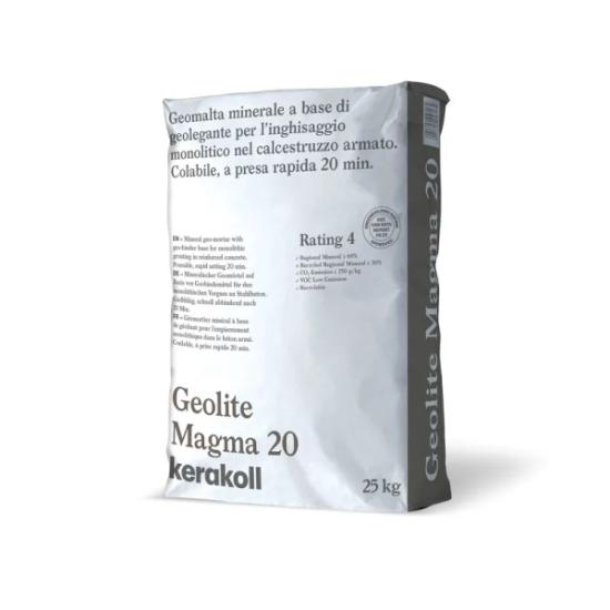 Prekės „Geolite Magma 20, 25 kg, takus remontinis misinys R4 klase“ paveikslėlis