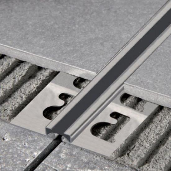 Prekės „Profilis nerūdijančio plieno deformacinis, juodas intarpas, h 4,5 mm, plotis 15 mm“ paveikslėlis