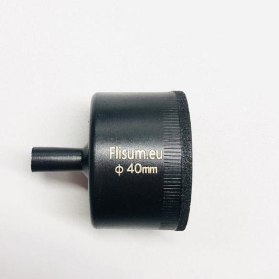 Prekės „Šlapio gręžimo antgalis, kietoms medžiagoms, Ø40 mm, suktukui“ paveikslėlis