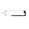 Prekės „Profilis, žalvaris, naturalus, h 8 mm, L 2,7 m“ paveikslėlis
