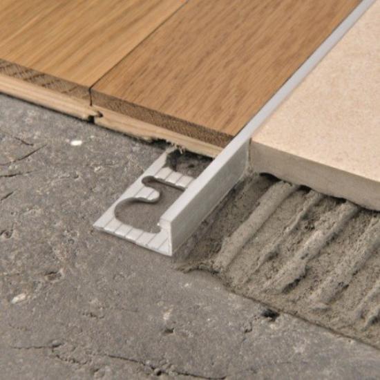Prekės „Profilis, aliuminis anoduotas, pilkas, h 12,5 mm, L 2,7 m“ paveikslėlis