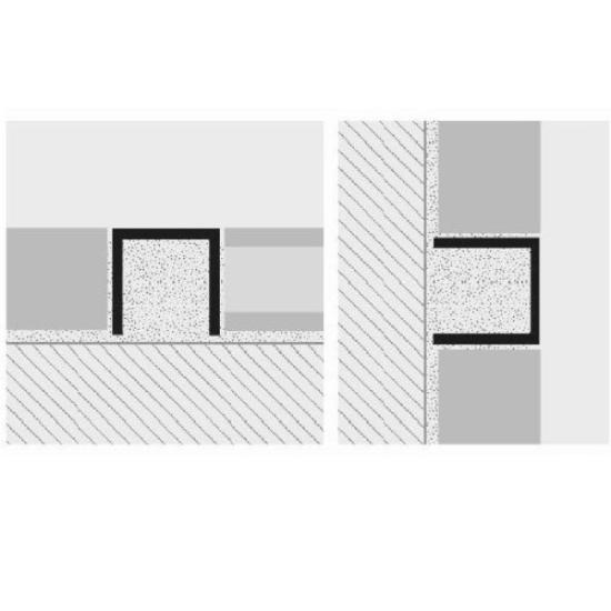 Prekės „Profilis, žalvaris, poliruotas, h 10x10 mm, L 2,7 m“ paveikslėlis
