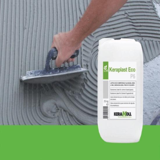 Prekės „Keraplast Eco P6, 1 kg lateksas mineraliniams mišiniams“ paveikslėlis