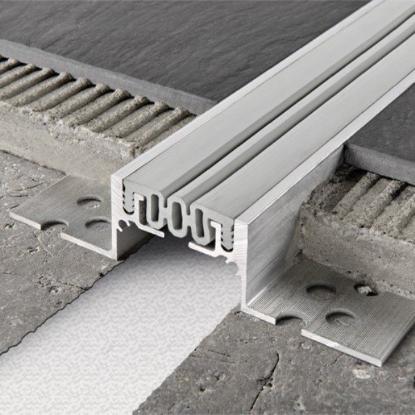 Prekės „Profilis, aliuminio + neopreno ideklas pilkas, h 50 mm, L 3 m, 1 vnt“ paveikslėlis