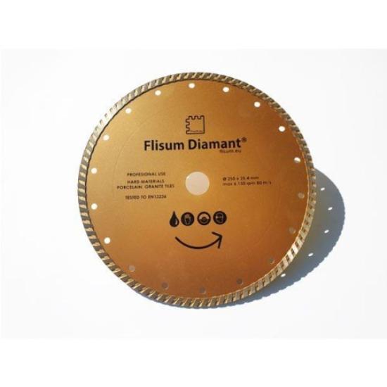 Prekės „Deimantinis diskas turbo, šlapiam pjovimui, Ø250 mm, 25.4 mm“ paveikslėlis