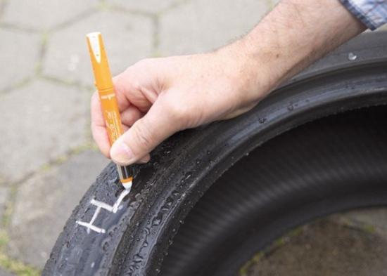Prekės „Pica-Gel Signalmarker, žymeklis baltos spalvos, 1 vnt.“ paveikslėlis