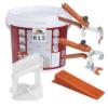 Prekės „Lyginimo sistemos rinkinys 3D, replės (1 vnt), 1.5 mm apkabos (75 vnt) ir pleištai (75 vnt), 3-12mm“ paveikslėlis