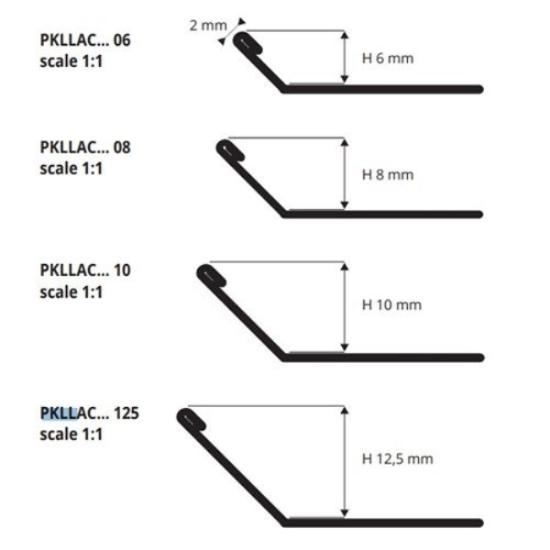 Prekės „Profilis, nerūdijantis plienas, šveistas, h 10 mm, L 2,7 m“ paveikslėlis