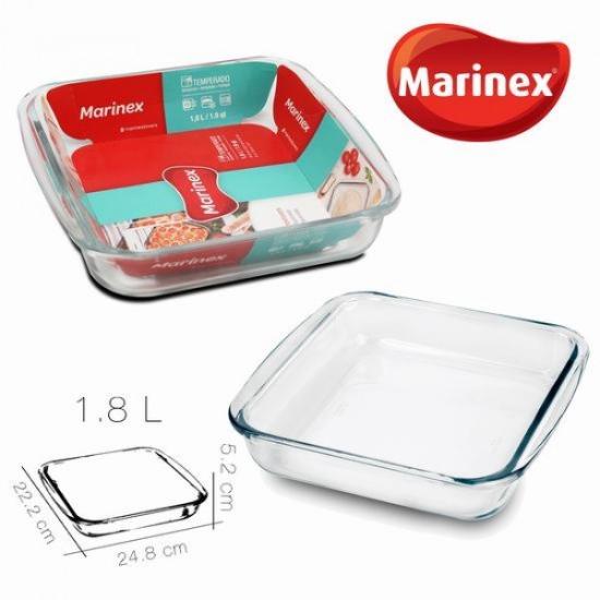 Prekės „Indas kepimui stikl. 1.8L 25*22*5cm Marinex“ paveikslėlis