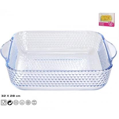 Prekės „Indas kepimui stikl. 3.0L 32*28*6cm RECT“ paveikslėlis