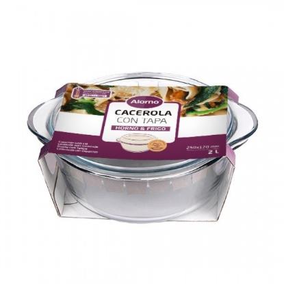 Prekės „Indas kepimui stikl. s/d 2.0L 25*12cm 9003 Alorno“ paveikslėlis