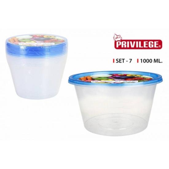 Prekės „Indeliai maisto laikymui 1L 7vnt Privilege 3048“ paveikslėlis