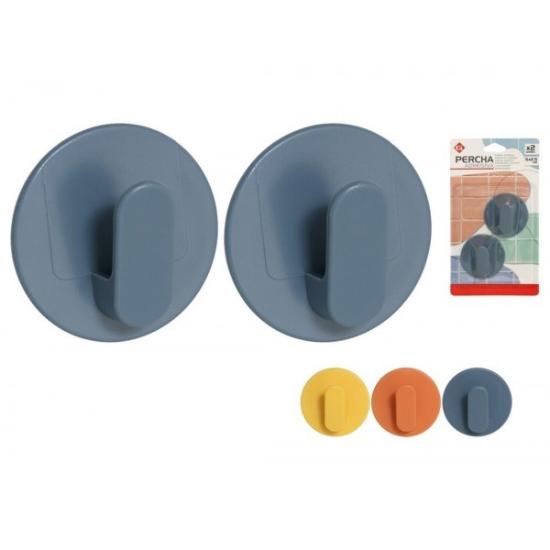 Prekės „Kabliukai plast. 4.5cm 2vnt lipnieji“ paveikslėlis
