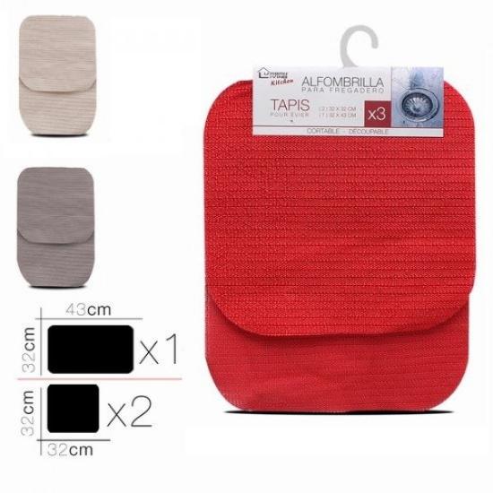 Prekės „Kilimėliai indų džiovinimui pvc 32*32cm 2vnt 9199“ paveikslėlis