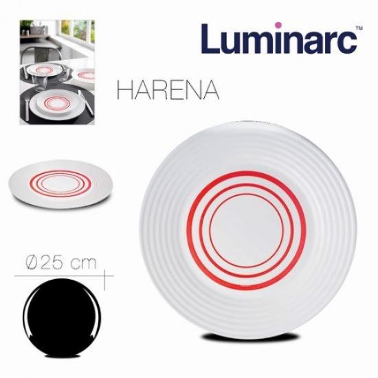Prekės „Lėkštė HARENA RED 25cm“ paveikslėlis