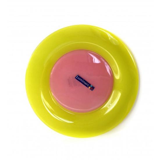 Prekės „Lėkštė stikl. LUMINARC (rožinė) 25cm 19279“ paveikslėlis