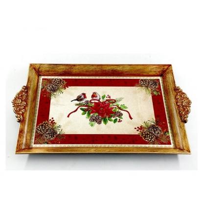 Prekės „Padėklas plast. 39*25*2.5cm decor“ paveikslėlis