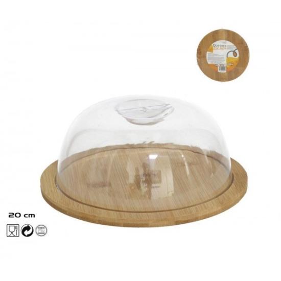 Prekės „Padėklas serviravimui med. su dangčiu 19*7.5cm“ paveikslėlis