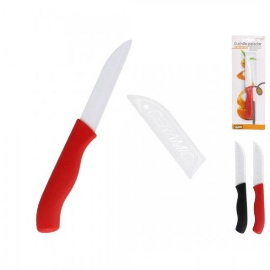 Prekės „Peilis 7.5cm keramine balta danga“ paveikslėlis