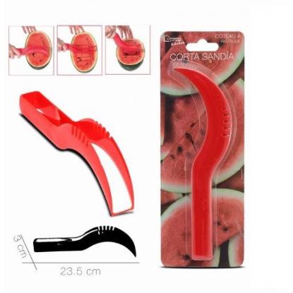 Prekės „Peilis plast. arbūzui 23.5*2.5*3cm“ paveikslėlis
