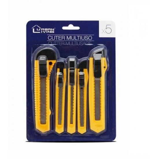 Prekės „Peiliukai kanceliariniai 9/18mm 5vnt 88537“ paveikslėlis