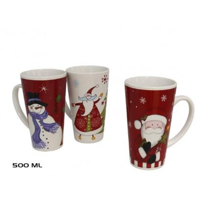 Prekės „Puodukas 500ml 9*15cm Christmas“ paveikslėlis