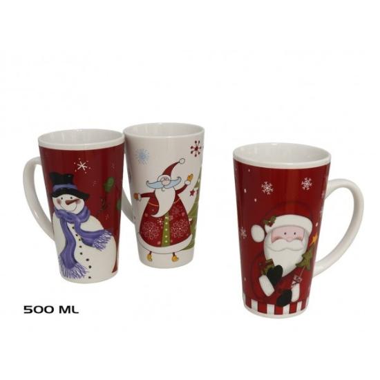 Prekės „Puodukas 500ml 9*15cm Christmas“ paveikslėlis