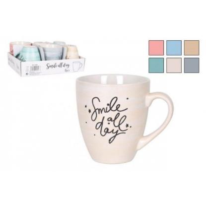 Prekės „Puodukas 550ml SMILE DAY 12295“ paveikslėlis