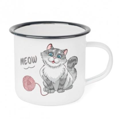 Prekės „Puodukas emal. 500ml 10*9cm“ paveikslėlis