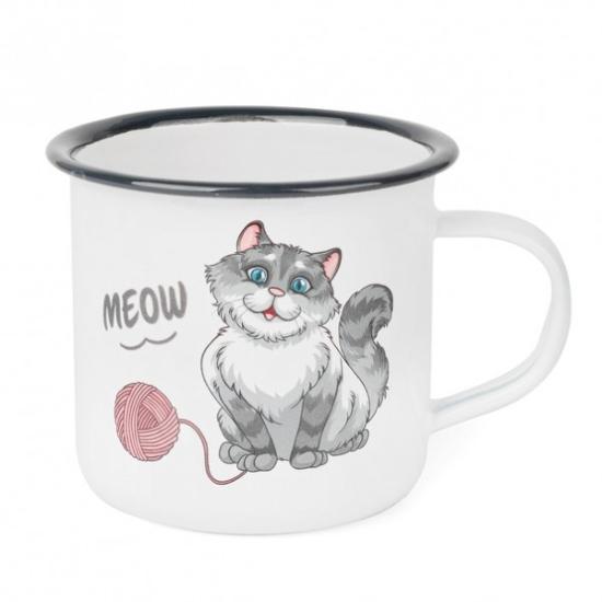 Prekės „Puodukas emal. 500ml 10*9cm“ paveikslėlis