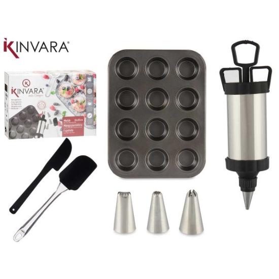 Prekės „Rinkinys keksiukams 3d 89955 KINVARA“ paveikslėlis