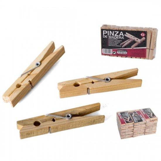 Prekės „Segtukai skalbiniams mediniai 7*0.8cm 24vnt.“ paveikslėlis