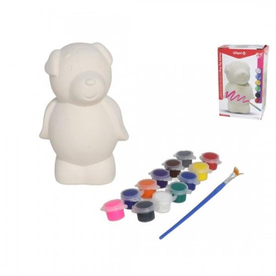 Prekės „Taupyklė keramik. šuniukas 16*8cm +12 spalv.“ paveikslėlis