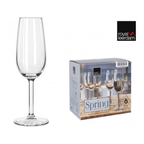 Prekės „Taurės šampanui 200ml 6vnt SPRING“ paveikslėlis
