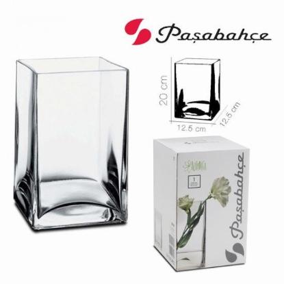 Prekės „Vaza stikl. 20*12.5*12.5cm 80146“ paveikslėlis