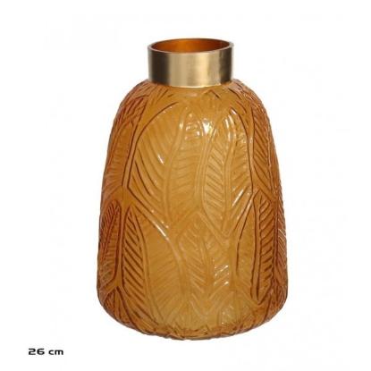 Prekės „Vaza stikl. 26*18cm Decorlife HOJAS“ paveikslėlis