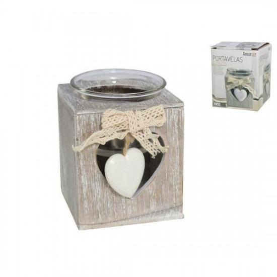 Prekės „Žvakidė med. 7*7*9cm CORAZON“ paveikslėlis