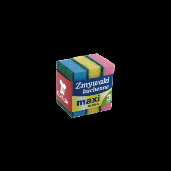 Prekės „Virtuvinės kempinėlės Maxi Classic 3vnt 3012“ paveikslėlis