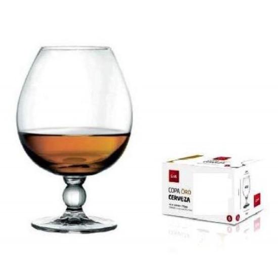Prekės „Taurės konjakui 535ml 6vnt 44714 STYLE“ paveikslėlis