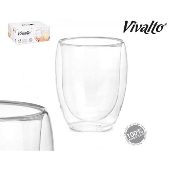 Prekės „Stiklinė su dviguba sienele 320ml 85371 Vivalto“ paveikslėlis