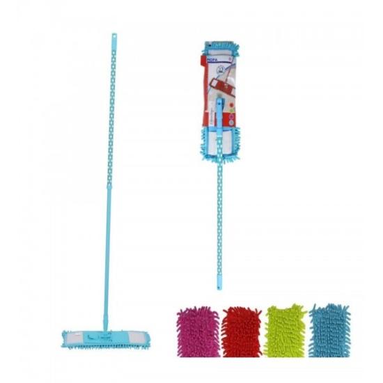 Prekės „Šepetys su šluoste MOP teleskop.42*12cm 77-140cm“ paveikslėlis