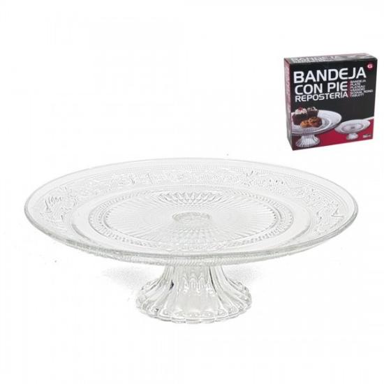 Prekės „Tortinė stikl. 30*12cm su kojele 58329“ paveikslėlis