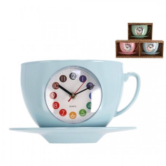 Prekės „Laikrodis plast. sieninis 28cm COFFEE“ paveikslėlis