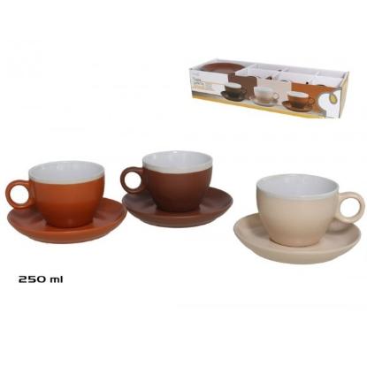 Prekės „Puodukų 250ml s/l 6vnt. rink. GRES“ paveikslėlis